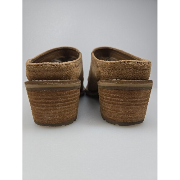 L.L. Bean Deerfield Tan Suede Mule Slip-On Shoes Women's Size 7.5 - Picture 5 of 12